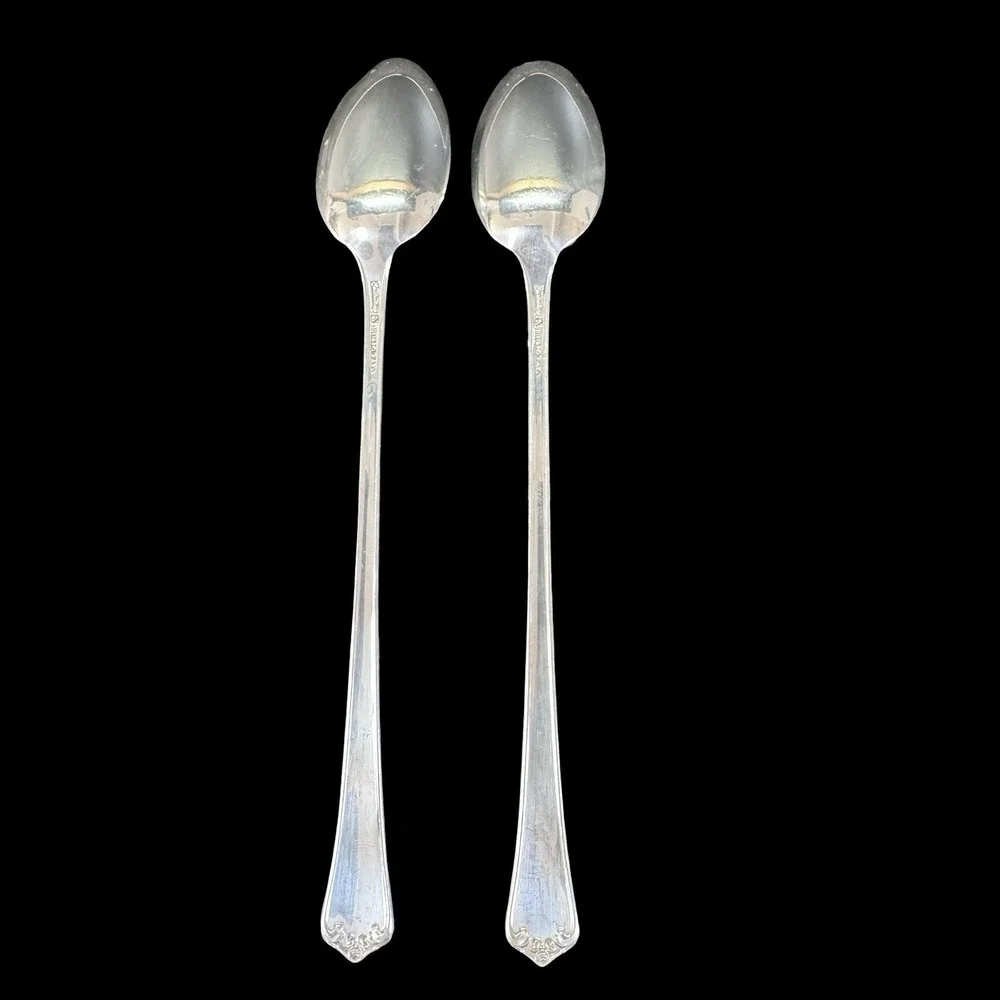 Rosemary by Easterling Sterling Silver Iced‎ Tea Spoons Set of 2